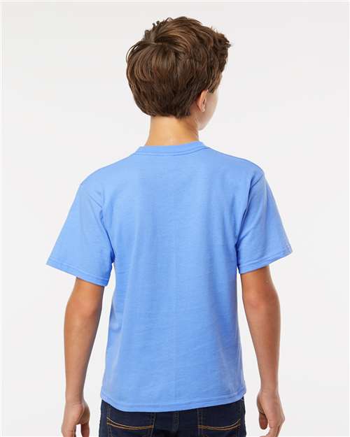 M&O Youth Gold Soft Touch T-Shirt - 4850 - 4850M Carolina Blue