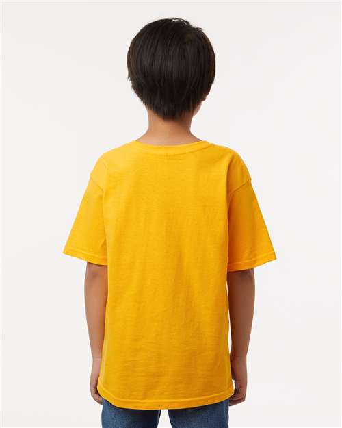M&O Youth Gold Soft Touch T-Shirt - 4850 - 4850M Gold