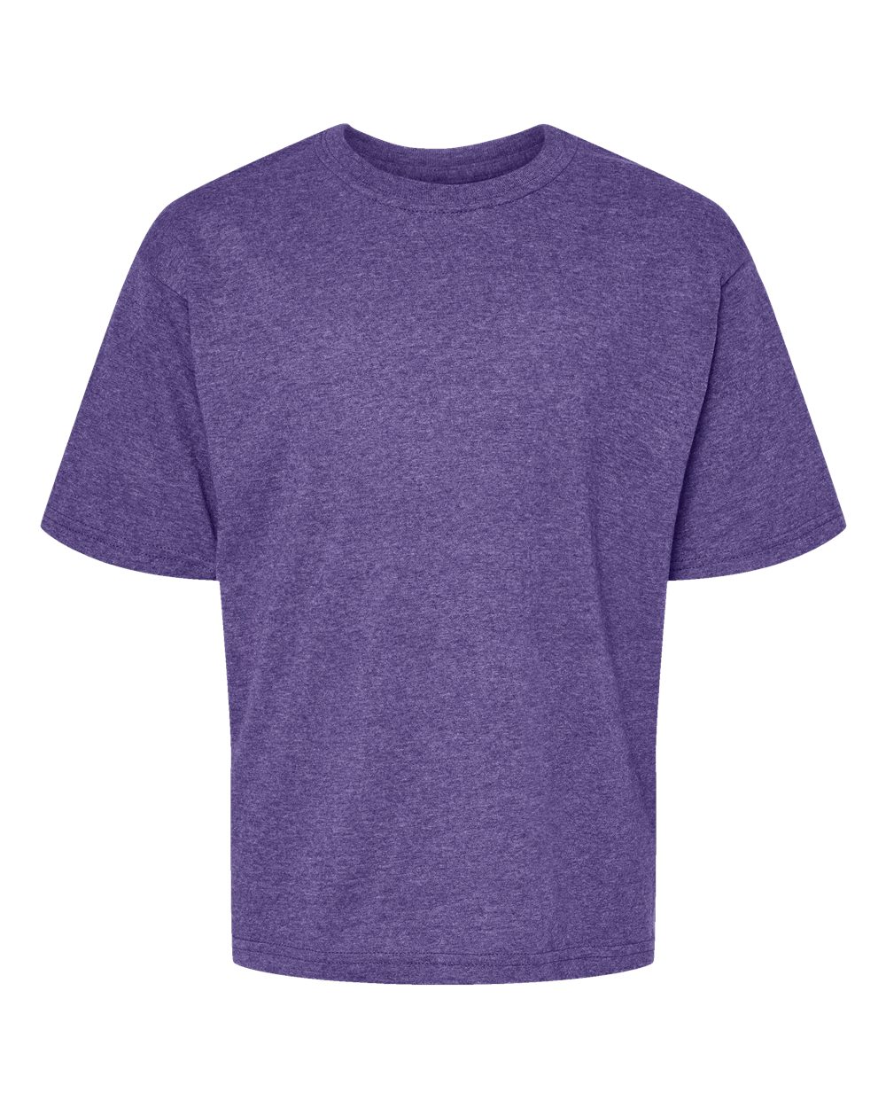 M&O Youth Gold Soft Touch T-Shirt - 4850 - 4850M Heather Purple