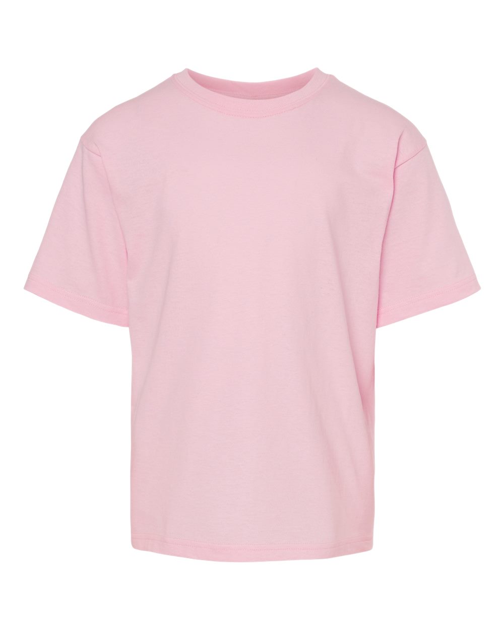 M&O Youth Gold Soft Touch T-Shirt - 4850 - 4850M Light Pink