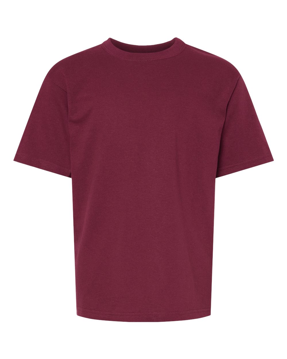 M&O Youth Gold Soft Touch T-Shirt - 4850 - 4850M Maroon