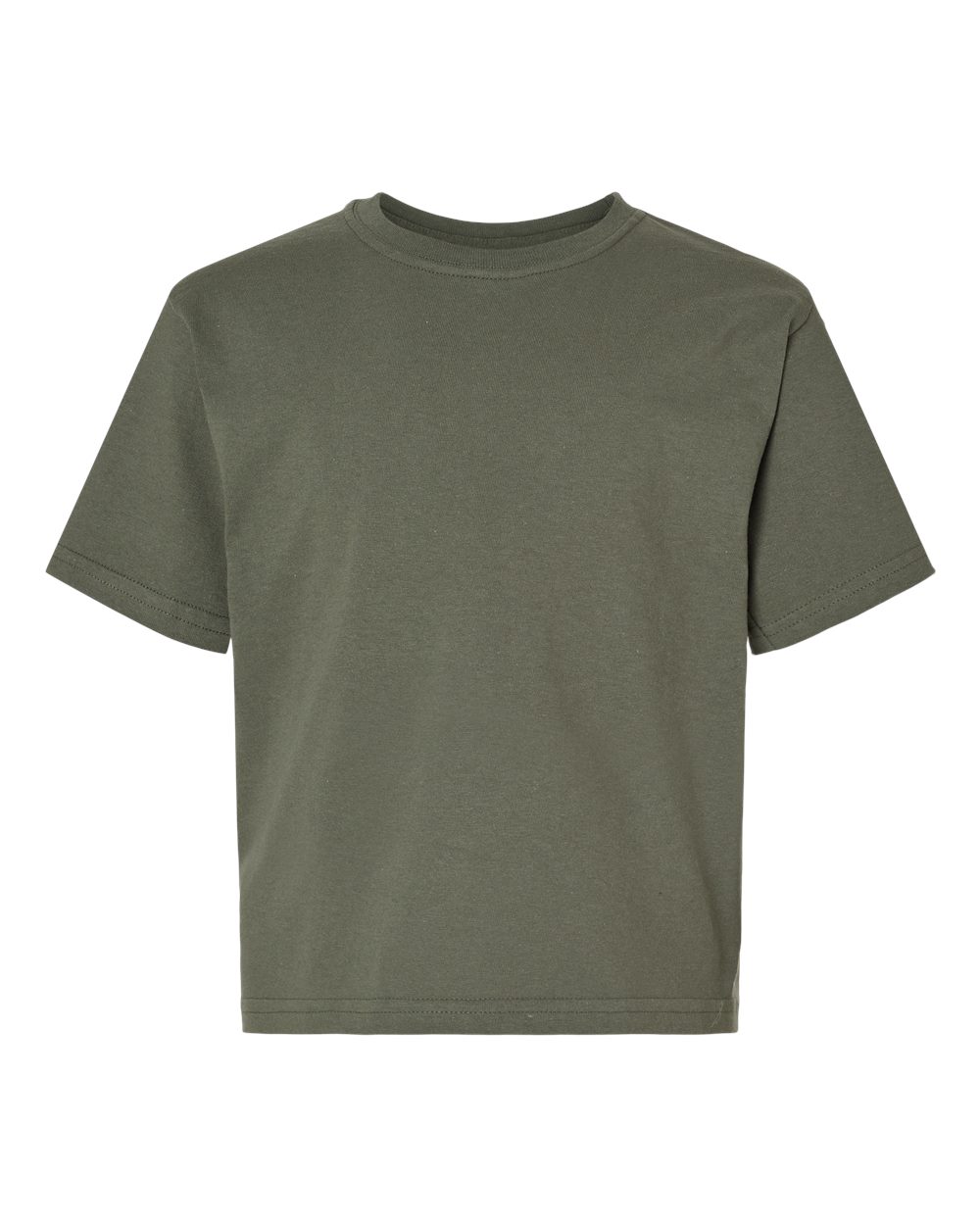 M&O Youth Gold Soft Touch T-Shirt - 4850 - 4850M Military Green