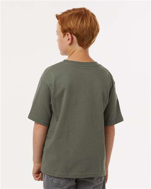 M&O Youth Gold Soft Touch T-Shirt - 4850 - 4850M Military Green