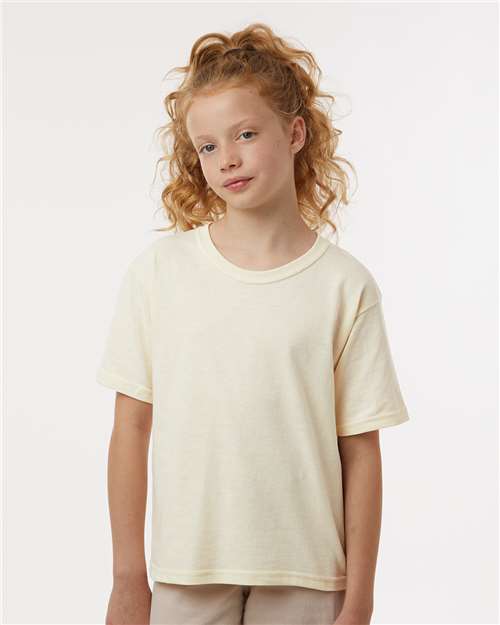 M&O Youth Gold Soft Touch T-Shirt - 4850 - 4850M Natural