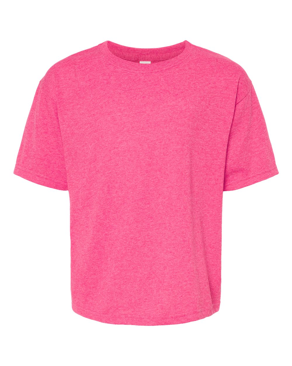 M&O Youth Gold Soft Touch T-Shirt - 4850 - 4850M Neon Pink