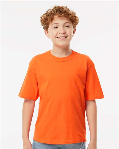 M&O Youth Gold Soft Touch T-Shirt - 4850 - 4850M Orange