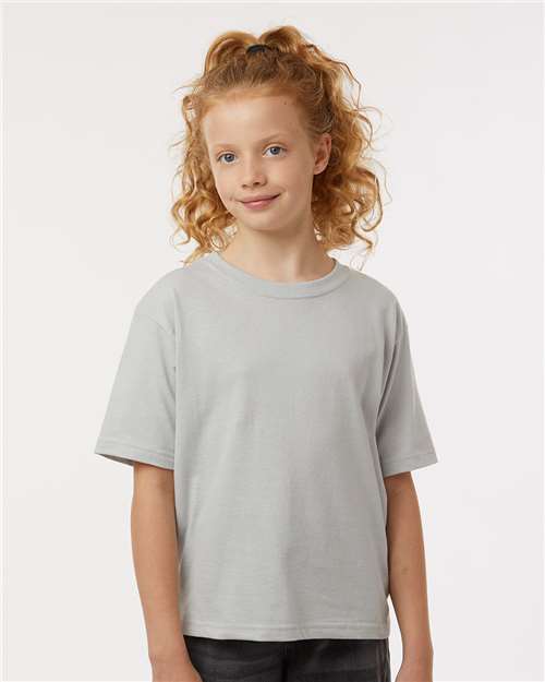 M&O Youth Gold Soft Touch T-Shirt - 4850 - 4850M Platinum