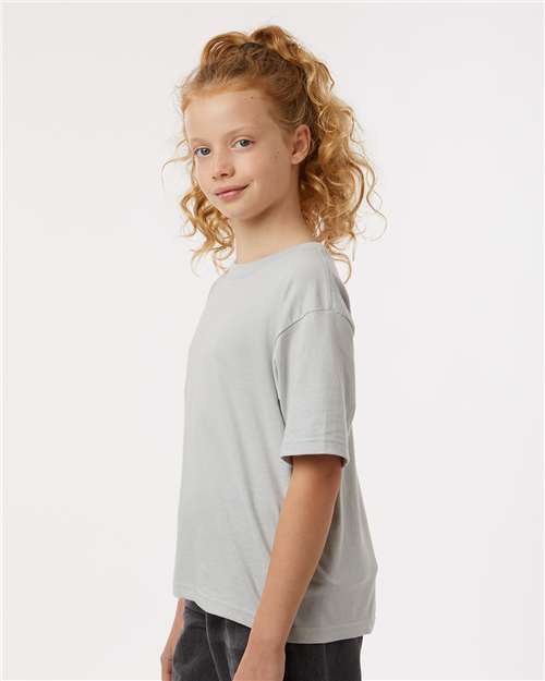 M&O Youth Gold Soft Touch T-Shirt - 4850 - 4850M Platinum