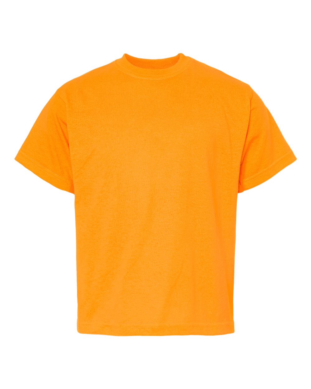 M&O Youth Gold Soft Touch T-Shirt - 4850 - 4850M Safety Orange