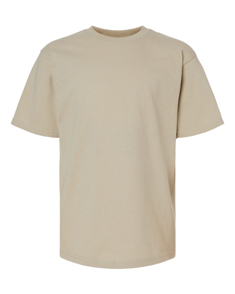 M&O Youth Gold Soft Touch T-Shirt - 4850 - 4850M Sand