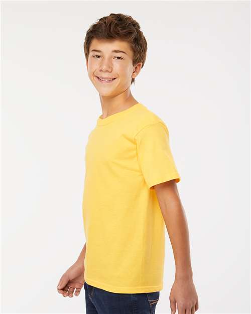 M&O Youth Gold Soft Touch T-Shirt - 4850 - 4850M Yellow
