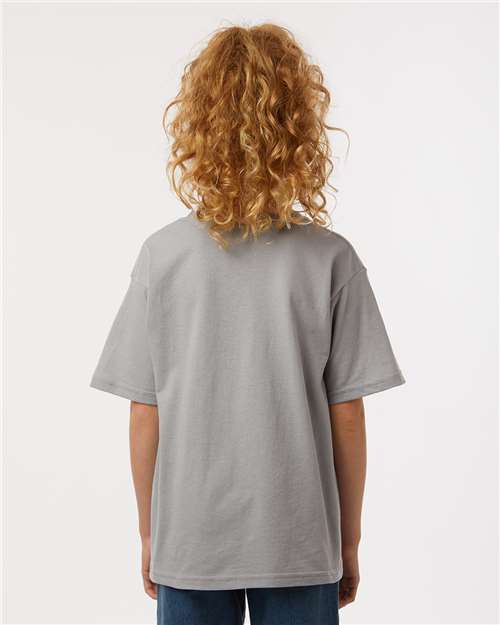 M&O Youth Gold Soft Touch T-Shirt - 4850 - 4850M Gravel