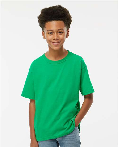 M&O Youth Gold Soft Touch T-Shirt - 4850 - 4850M Irish Green