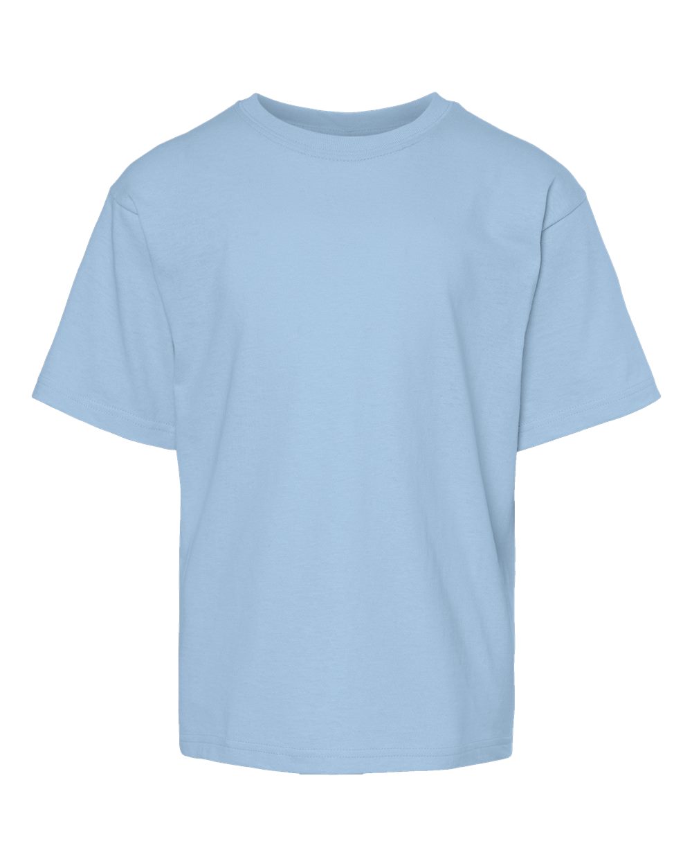 M&O Youth Gold Soft Touch T-Shirt - 4850 - 4850M Light Blue