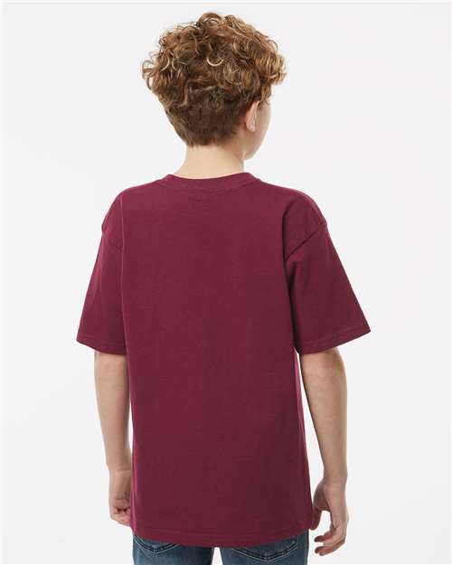 M&O Youth Gold Soft Touch T-Shirt - 4850 - 4850M Maroon