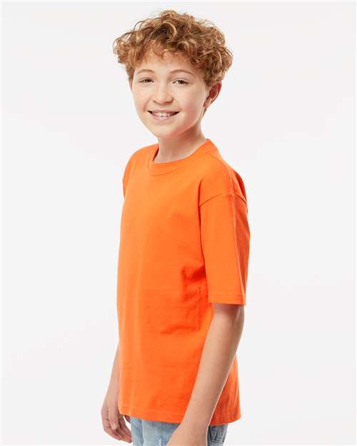 M&O Youth Gold Soft Touch T-Shirt - 4850 - 4850M Orange