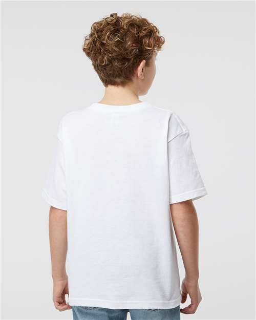M&O Youth Gold Soft Touch T-Shirt - 4850 - 4850M White