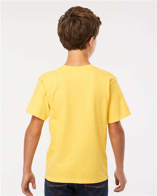 M&O Youth Gold Soft Touch T-Shirt - 4850 - 4850M Yellow