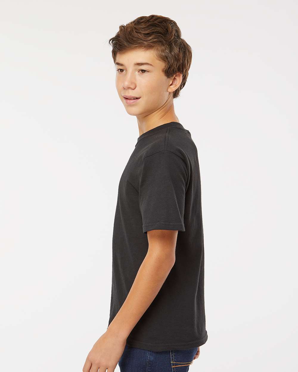 M&O Youth Gold Soft Touch T-Shirt - 4850 - 4850M Black