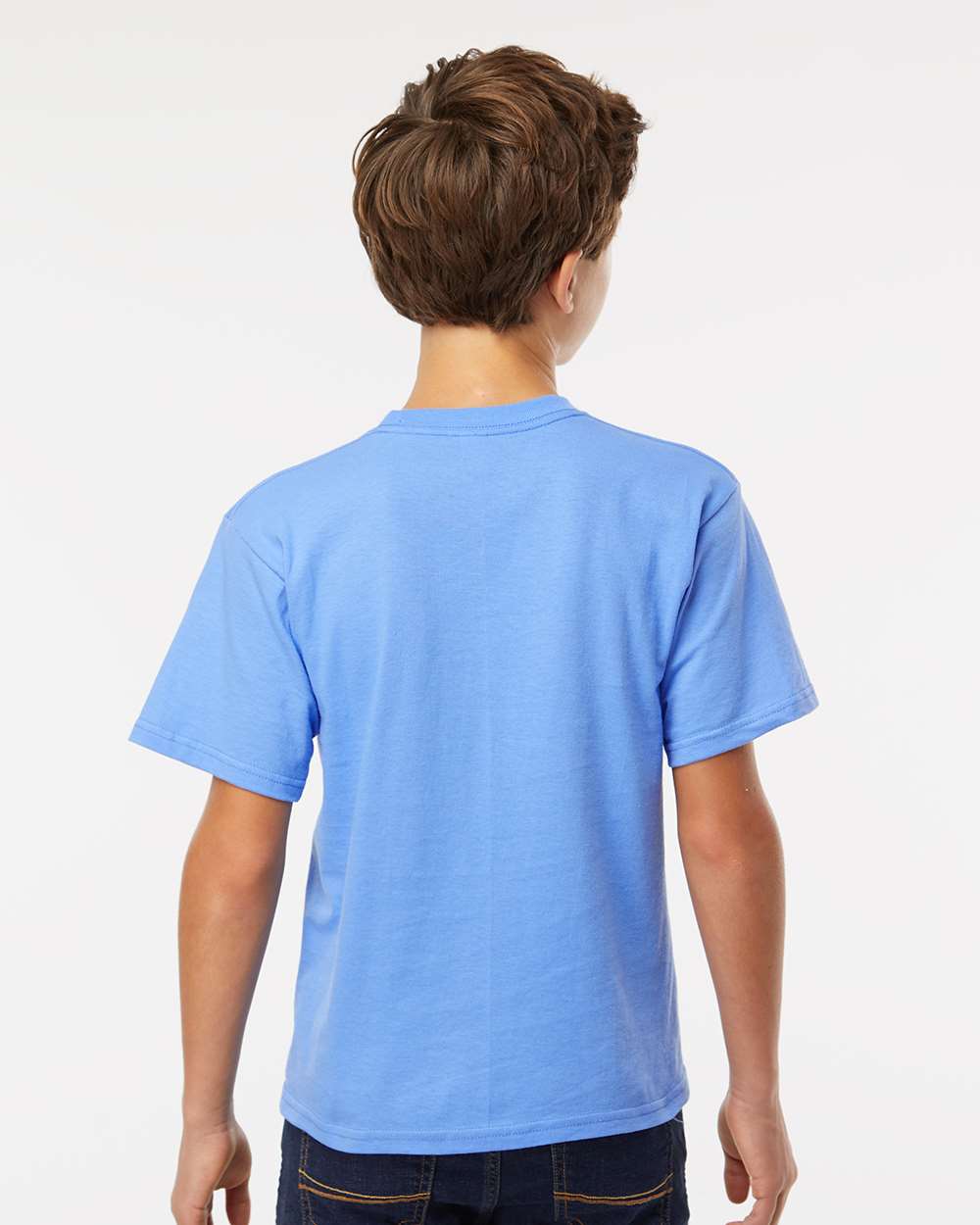 M&O Youth Gold Soft Touch T-Shirt - 4850 - 4850M Carolina Blue