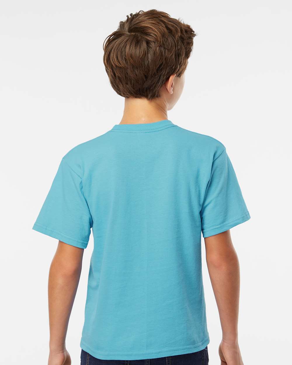 M&O Youth Gold Soft Touch T-Shirt - 4850 - 4850M Diving Blue