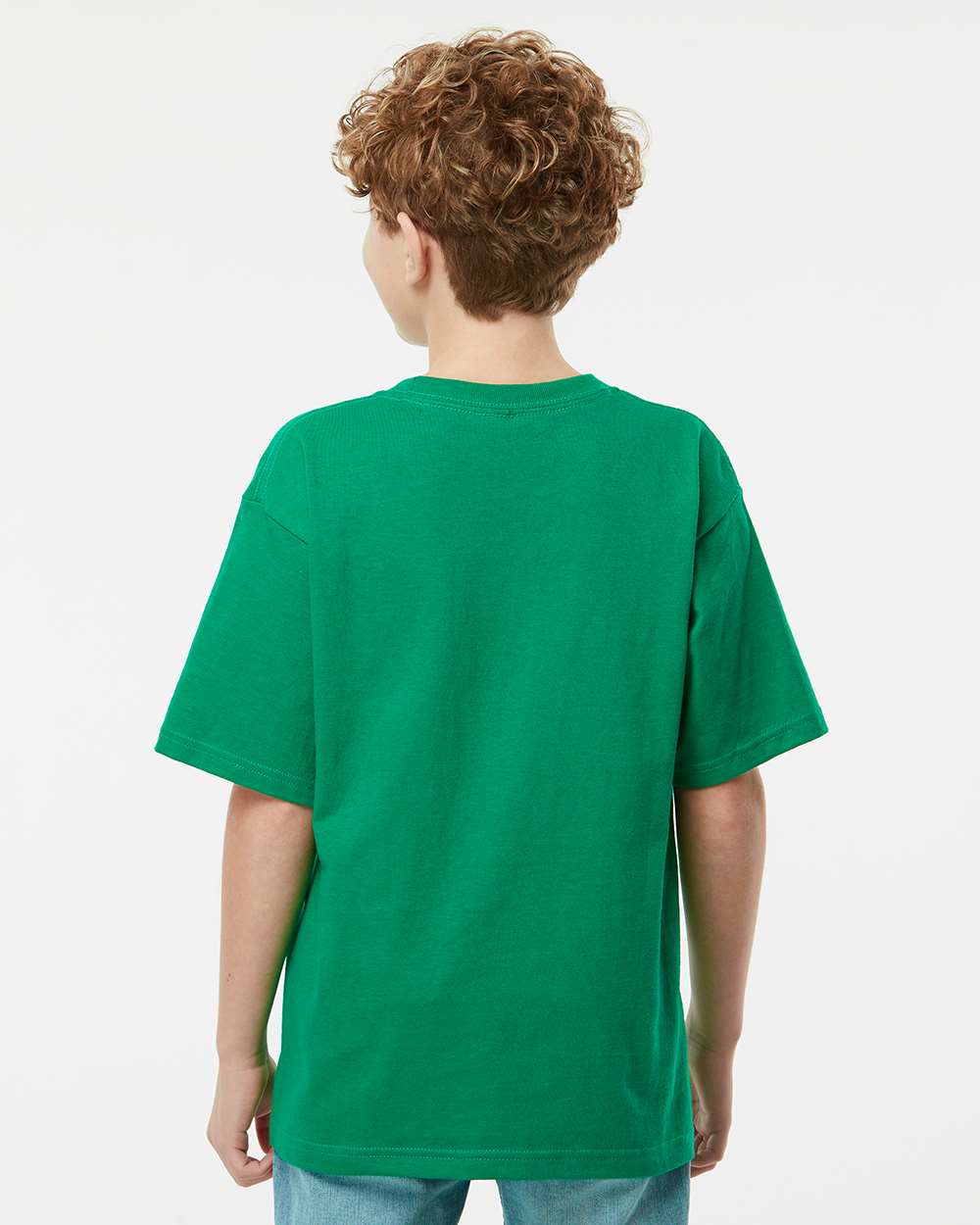 M&O Youth Gold Soft Touch T-Shirt - 4850 - 4850M Fine Kelly Green