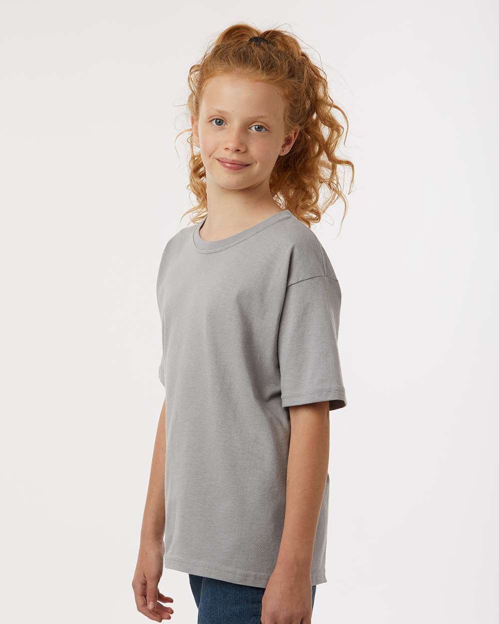 M&O Youth Gold Soft Touch T-Shirt - 4850 - 4850M Gravel