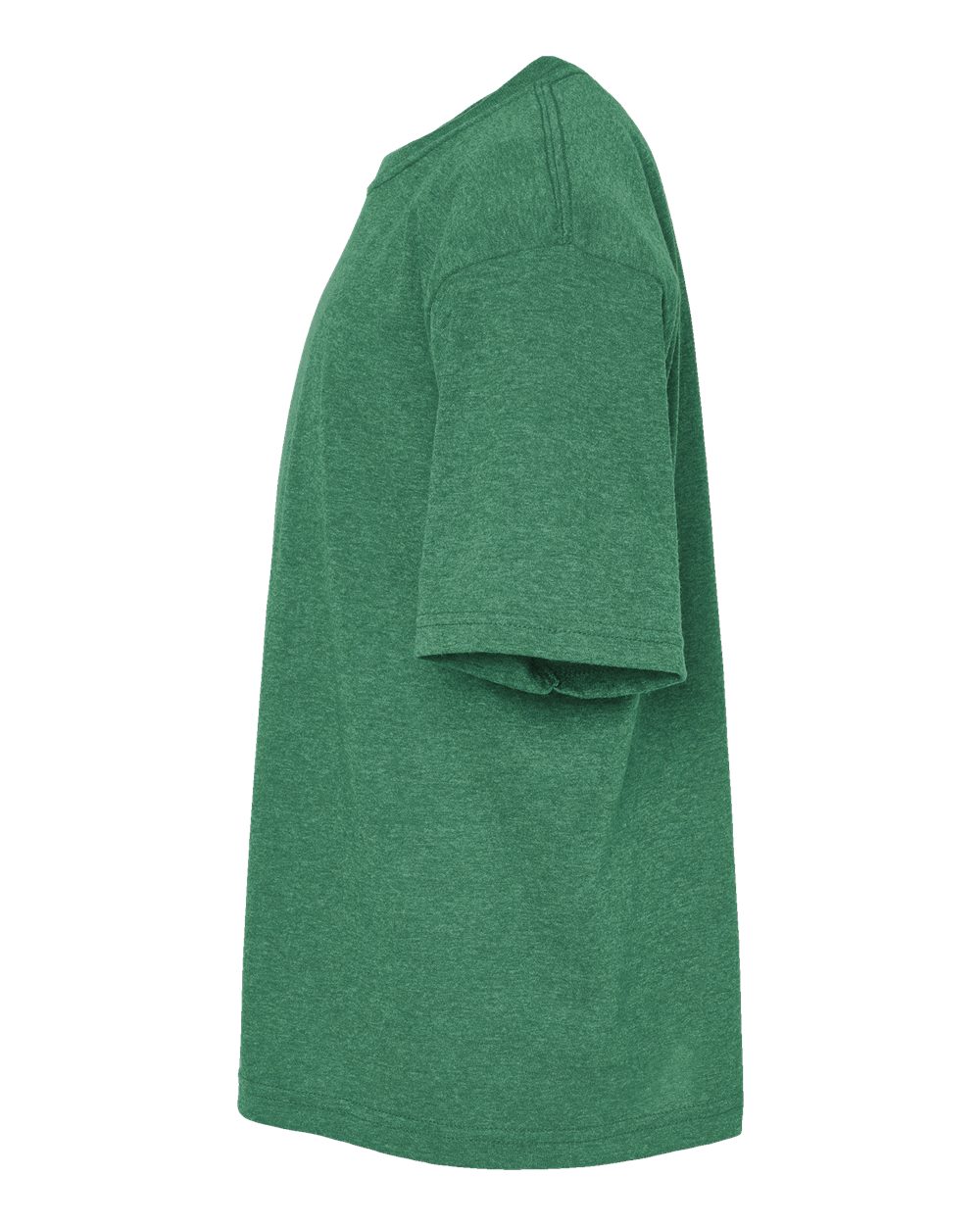 M&O Youth Gold Soft Touch T-Shirt - 4850 - 4850M Heather Kelly Green