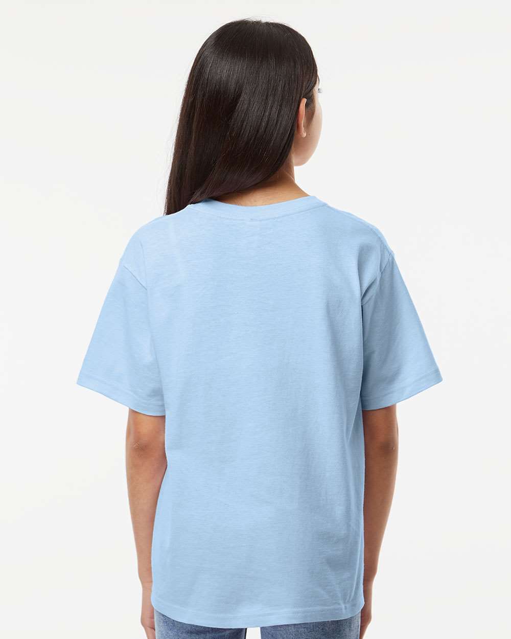 M&O Youth Gold Soft Touch T-Shirt - 4850 - 4850M Light Blue