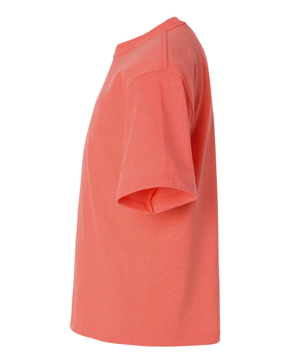 M&O Youth Gold Soft Touch T-Shirt - 4850 - 4850M Heather Coral