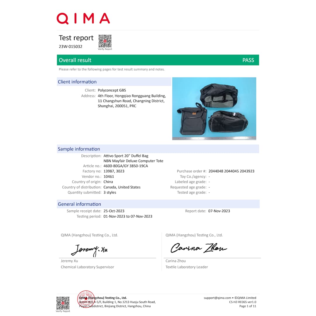 NBN Mayfair Deluxe Computer Tote - 3850-19 Gray