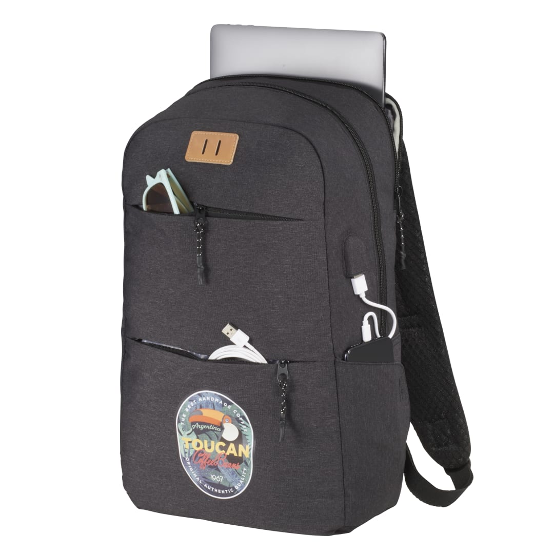 NBN Linden 15" Computer Backpack - 3850-21 Gray