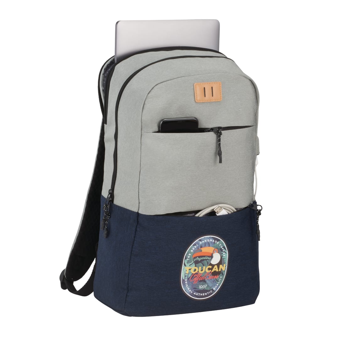 NBN Linden 15" Computer Backpack - 3850-21 Blue