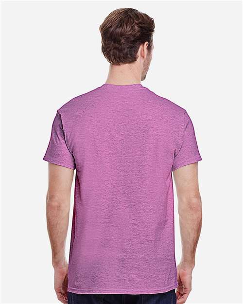 Gildan Unisex Heavy Cotton™ T-Shirt - 5000 Heather Radiant Orchid
