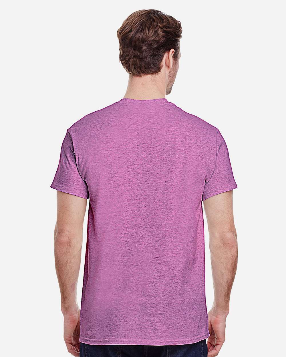 Gildan Unisex Heavy Cotton™ T-Shirt - 5000 Heather Radiant Orchid