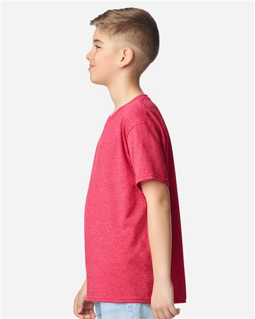 Gildan Youth Heavy Cotton™ T-Shirt - 5000B Heather Red