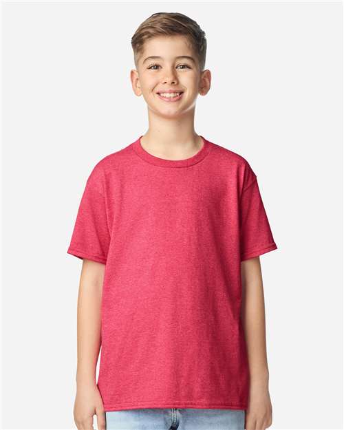 Gildan Youth Heavy Cotton™ T-Shirt - 5000B Heather Red