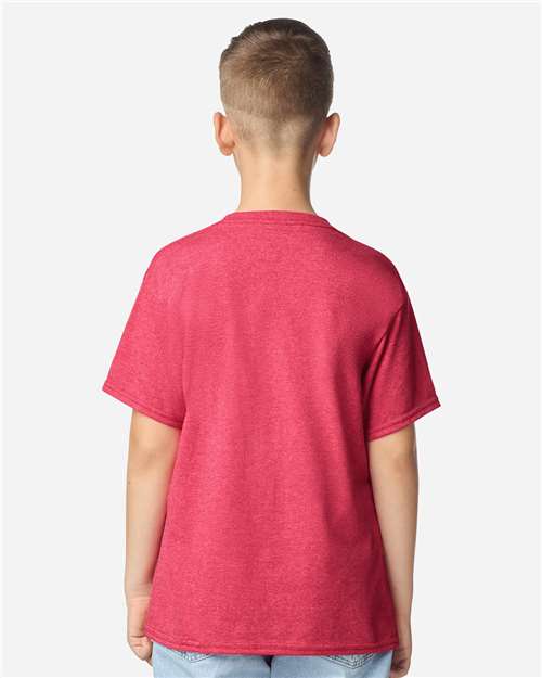 Gildan Youth Heavy Cotton™ T-Shirt - 5000B Heather Red
