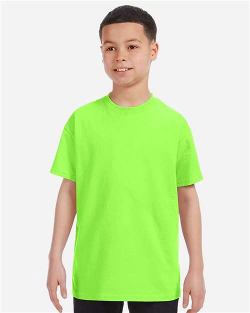 Gildan Youth Heavy Cotton™ T-Shirt - 5000B Neon Green