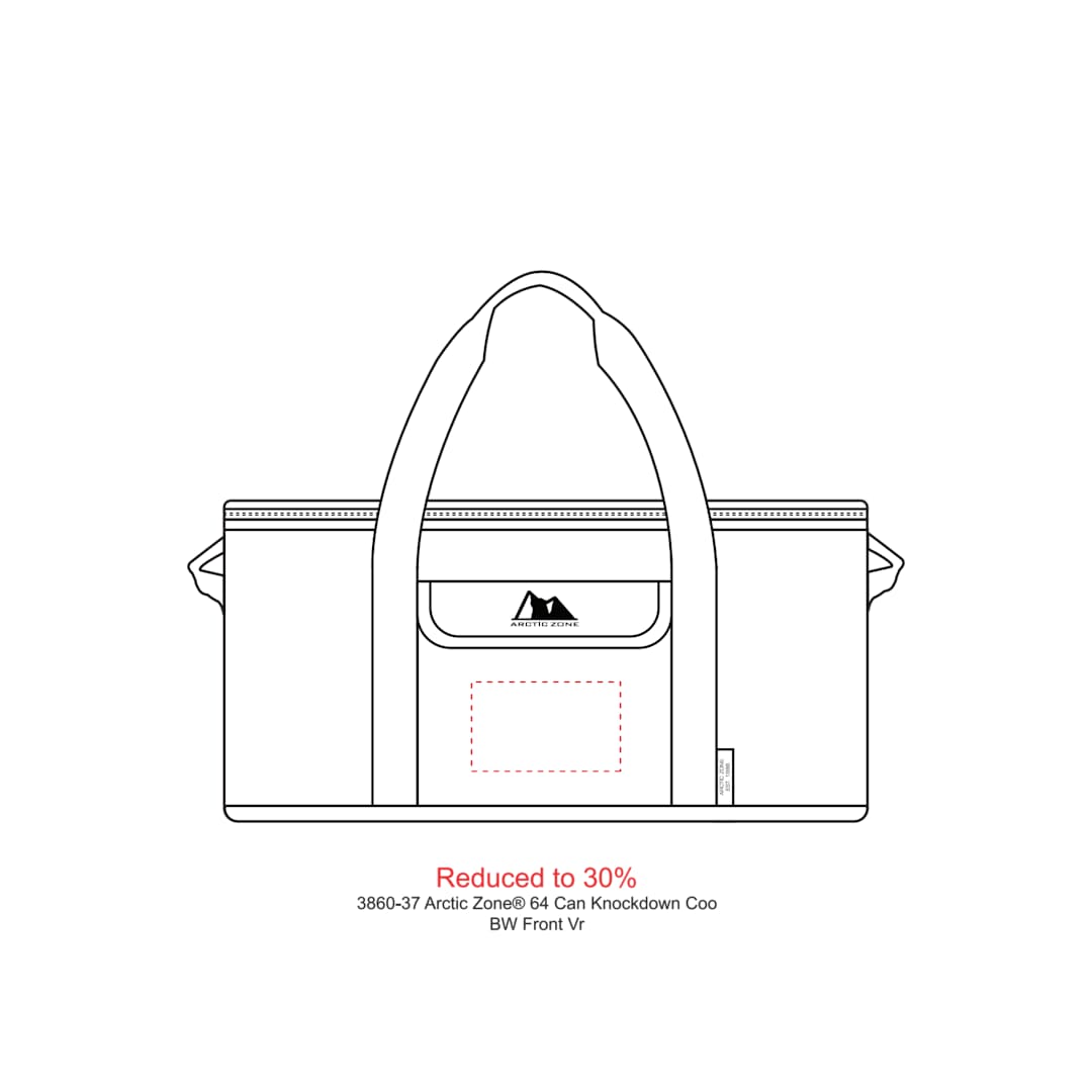 Arctic Zone Arctic Zone® 64 Can Knockdown Cooler - 3860-37 Black