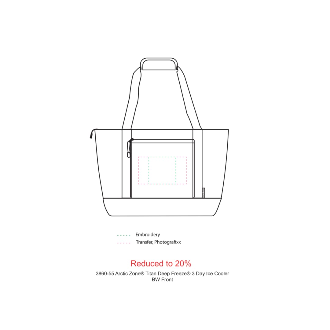 Arctic Zone Arctic Zone® Titan Deep Freeze® 3 Day Ice Cooler - 3860-55 Black