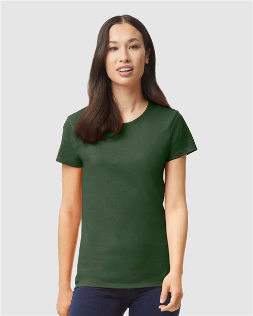 Gildan Women's Heavy Cotton™ T-Shirt - 5000L Forest Green