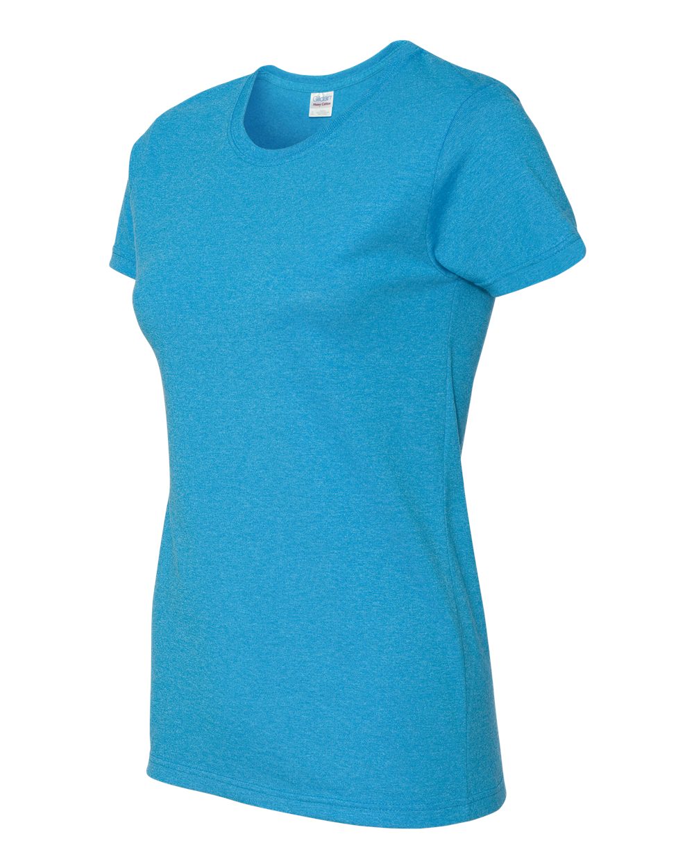Gildan Women's Heavy Cotton™ T-Shirt - 5000L Heather Sapphire