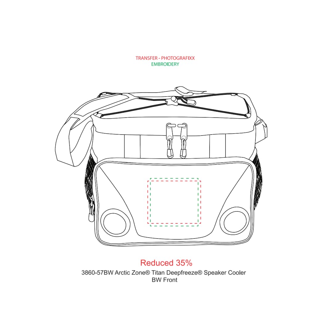 Arctic Zone Arctic Zone® Titan Deep Freeze® Speaker Cooler - 3860-57 White
