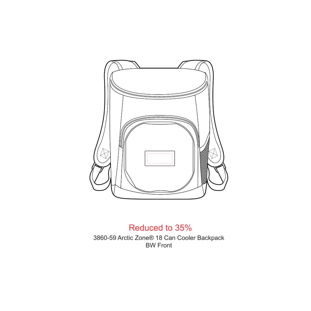 Arctic Zone Arctic Zone® 18 Can Cooler Backpack - 3860-59 Black