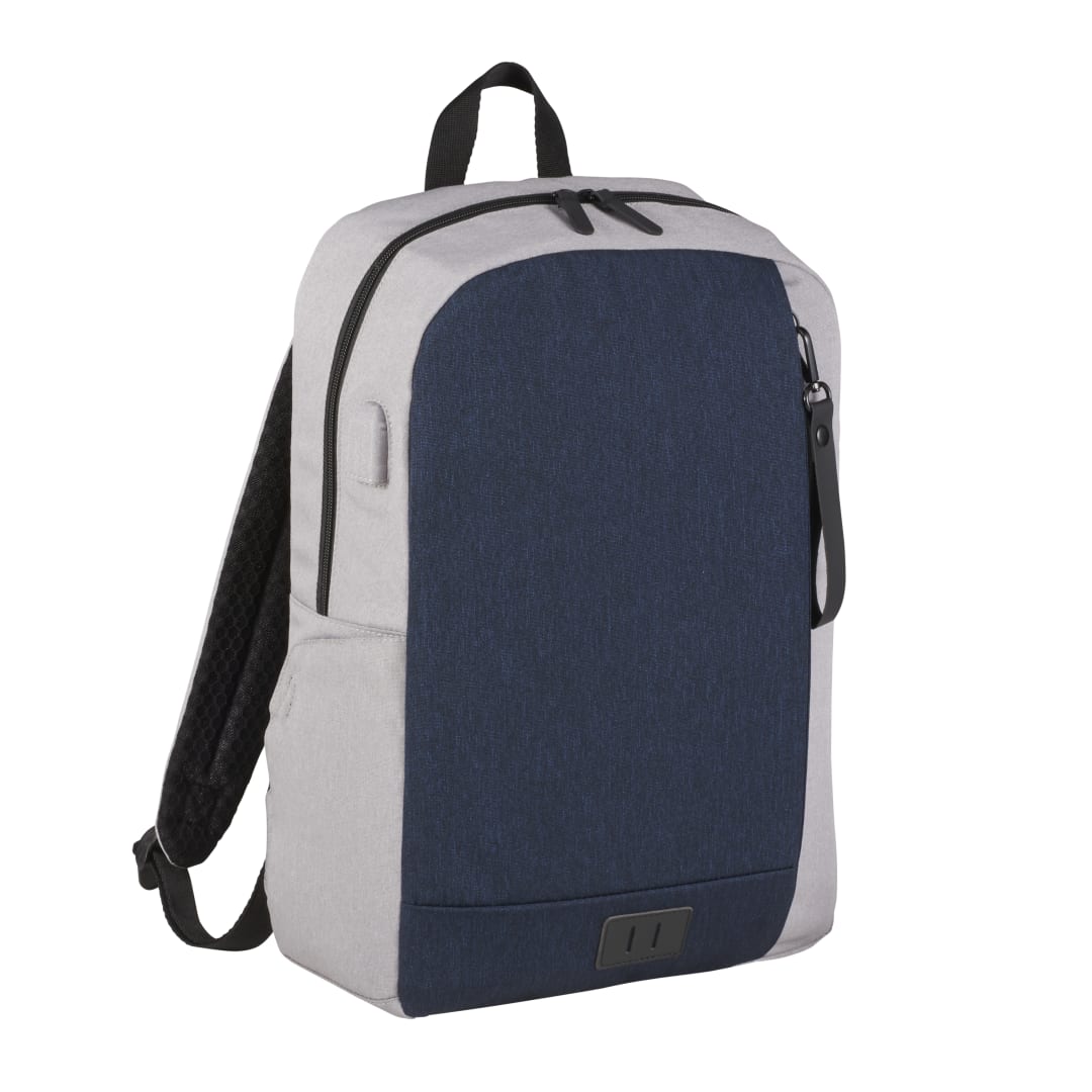 NBN Whitby Slim 15&quot; Computer Backpack w/ USB Port - 3950-01 Blue