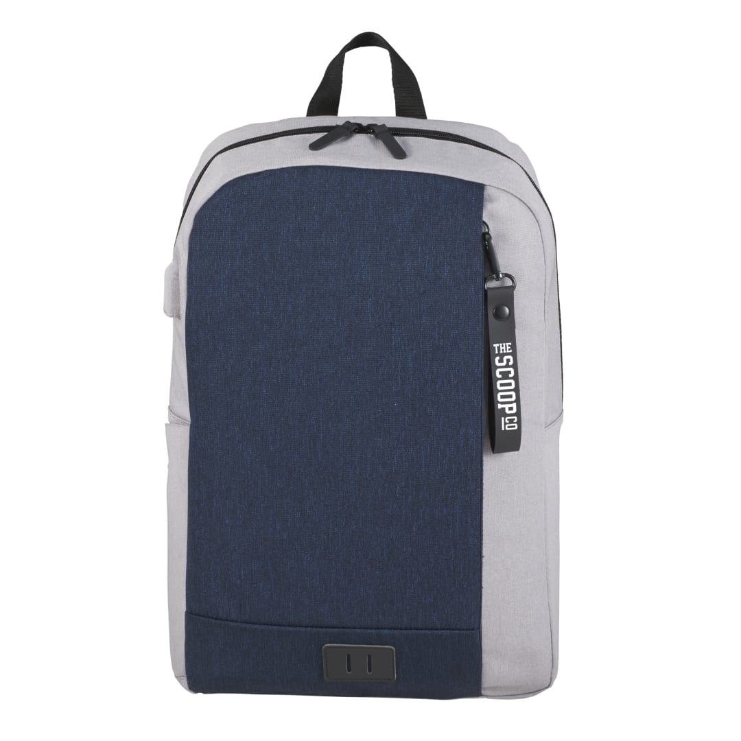 NBN Whitby Slim 15&quot; Computer Backpack w/ USB Port - 3950-01 Blue