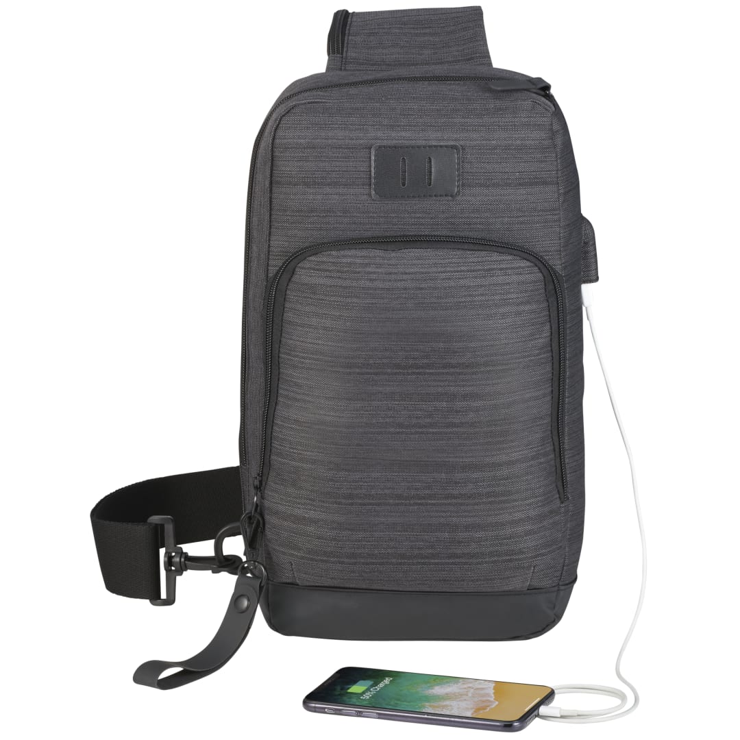 NBN Whitby Sling w/ USB Port - 3950-03 Gray