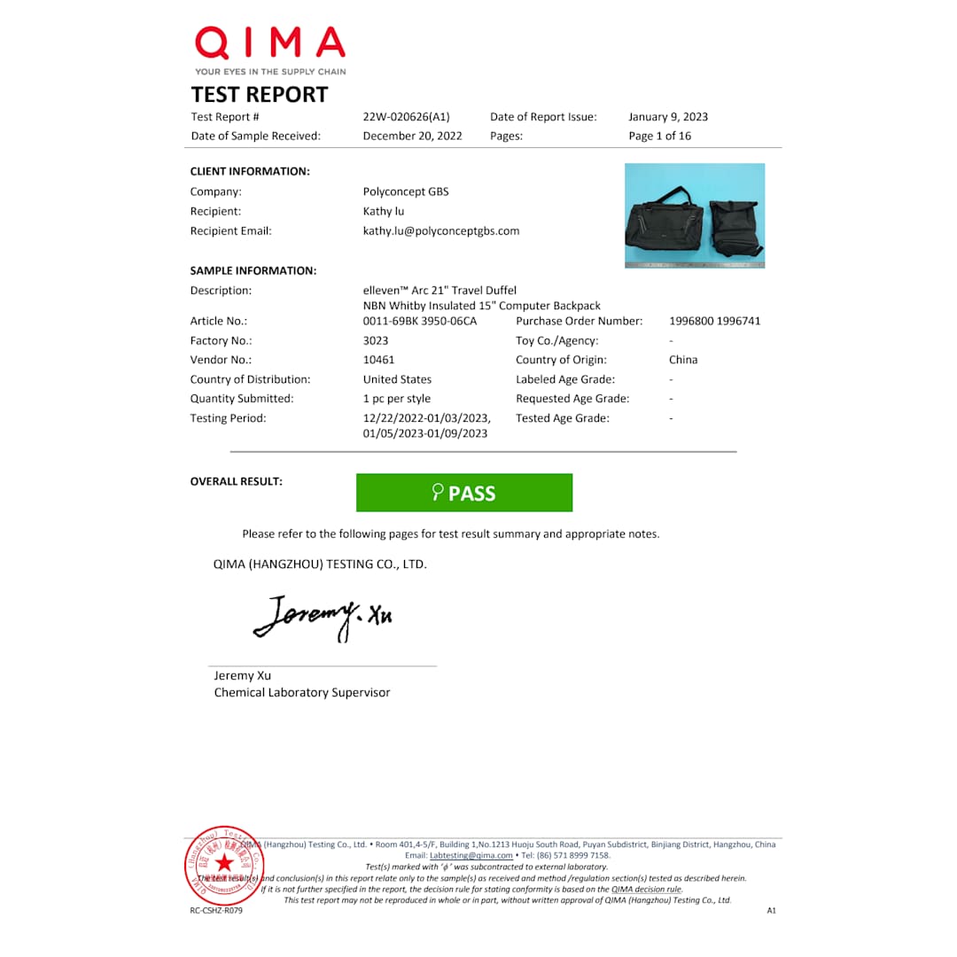 NBN Whitby Insulated 15&quot; Computer Backpack - 3950-06 Gray