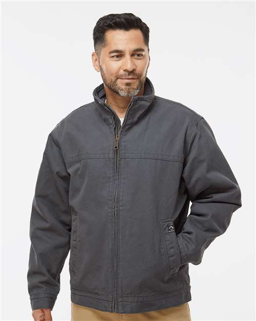DRI DUCK Men's Maverick Boulder Cloth™ Jacket with Blanket Lining - 5028 Charcoal